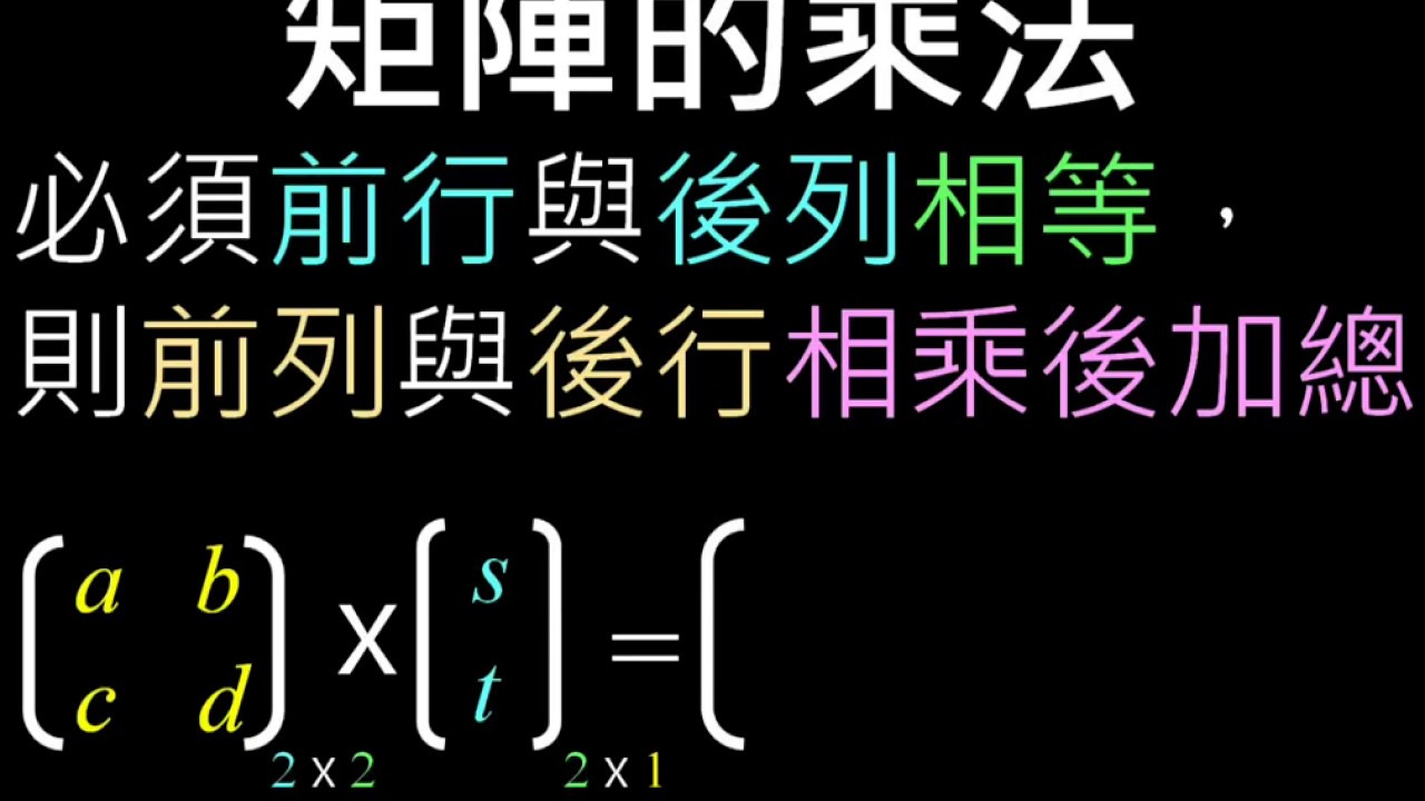 两个矩阵相乘怎么算？详解矩阵乘法运算及应用