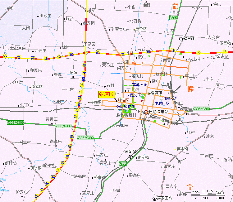 淄博市张店区最新地图深度解析：区域规划、交通发展与未来展望